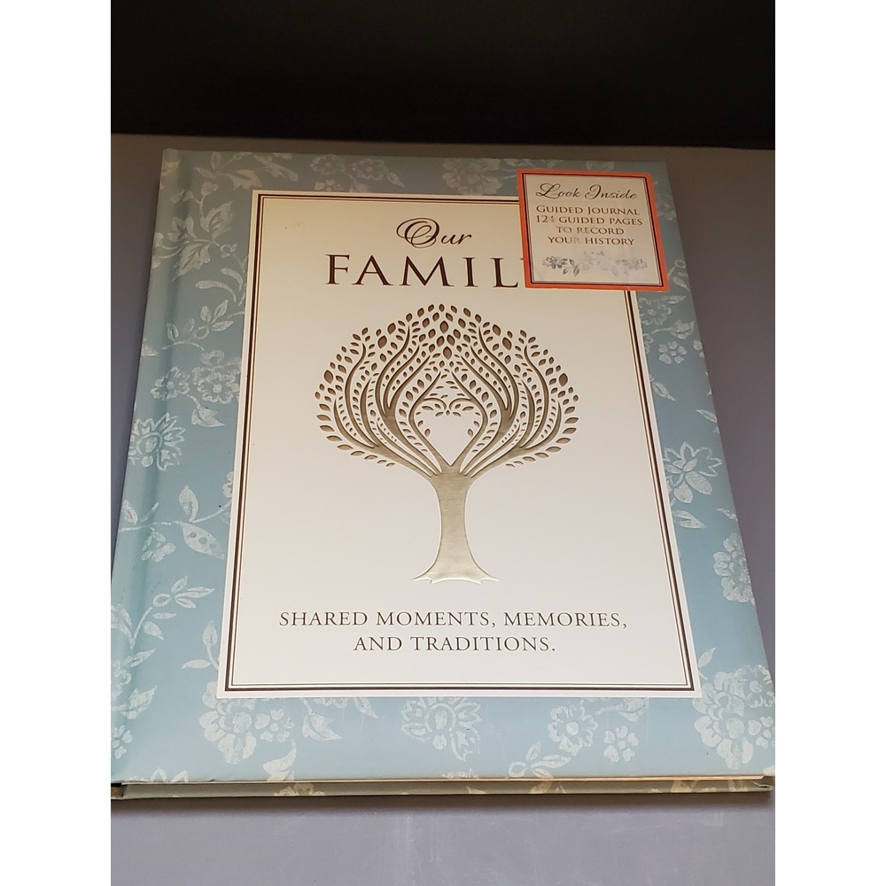 Our Family Guided Journal Shared Moments Memories Traditions History Record Book